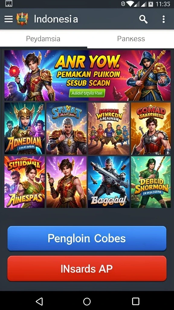 mainduit - Screenshot dari momen penting dalam permainan.